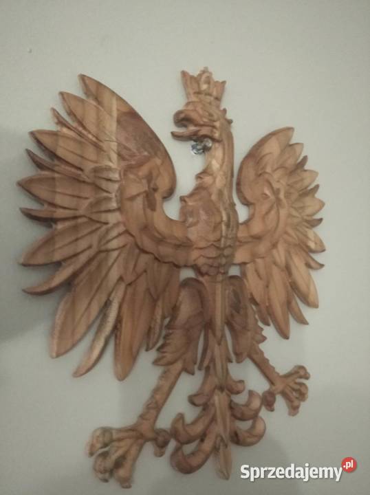 Godło Polski drewno płaskorzeźba drewno Pozostałe śląskie