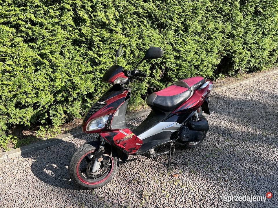 Sprzedam skuter Huatian HT50QT 4T DLUGIE OPLATY uszkodzony Miłocice