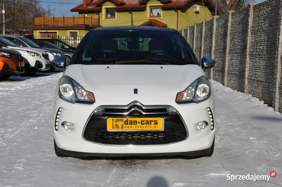 Citroen DS3 16 156 LED Skóra Czarna podsufitka Dąbrowa Górnicza
