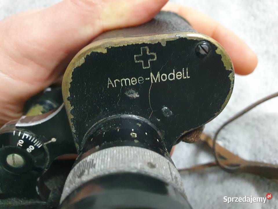 Lornetka Szwajcarska powojenna z opakowaniem