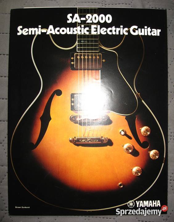 Yamaha SA2000 SemiAcoustic Electric Guitar Yamaha Kępice
