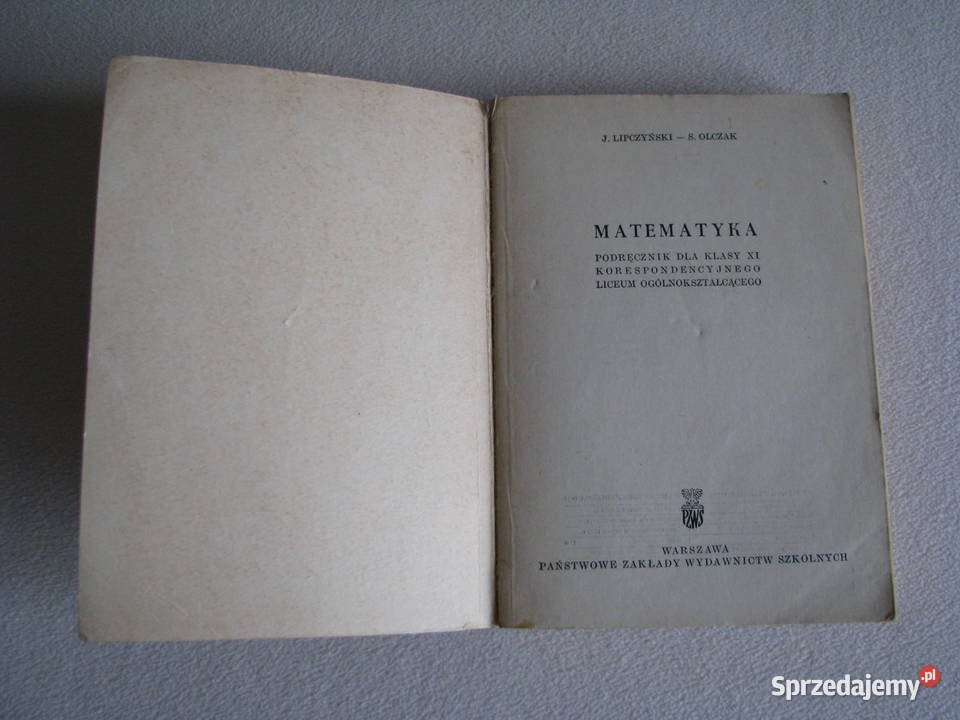 Matematyka Lipczyński Olczak podręcznik IX klasa Brzegi