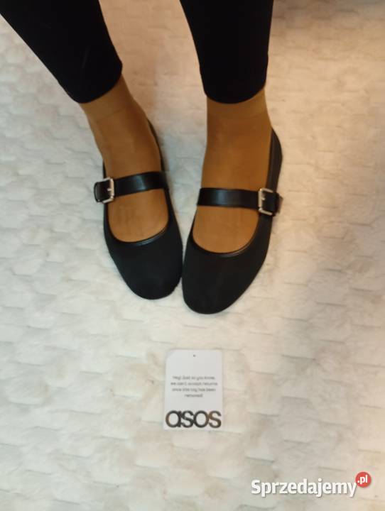 38 ASOS Design Czarne baleriny wieczorowe z Kraków