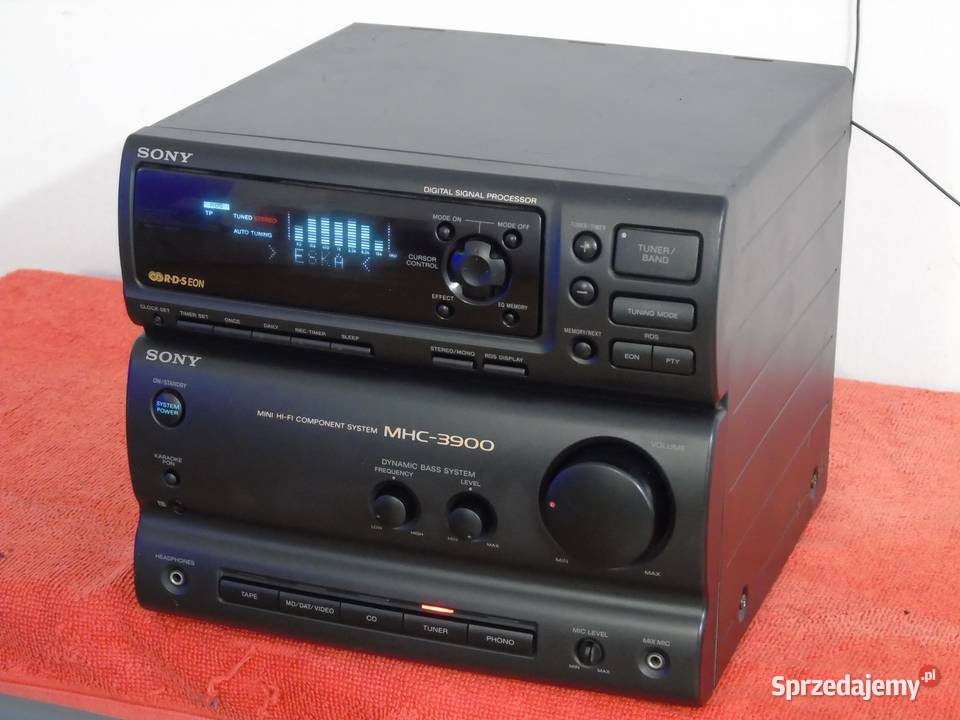 Amplituner z korektorem gr Sony MHC3900 ładny i Amplitunery sprzedam