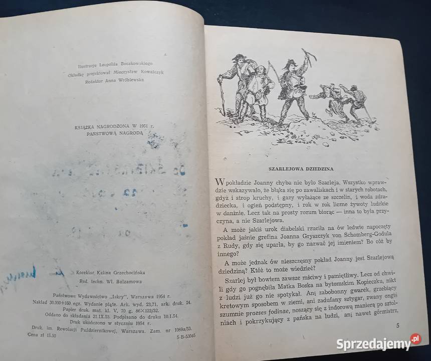 Gustaw Morcinek Pokład Joanny Czytelnik 1954 r Koźminek