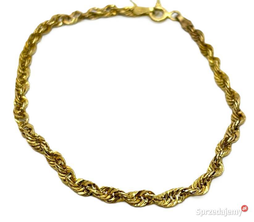 Złota Bransoletka pr 585 142g warmińsko-mazurskie Elbląg