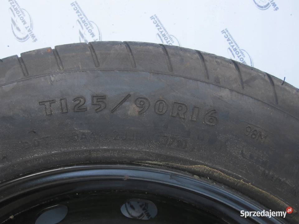 MERCEDES W169 koło dojazdowe 1259016 98M 5x112