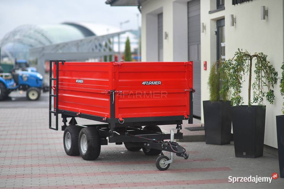 Przyczepa rolnicza dwuosiowa 25T z kiprem i sprzedam