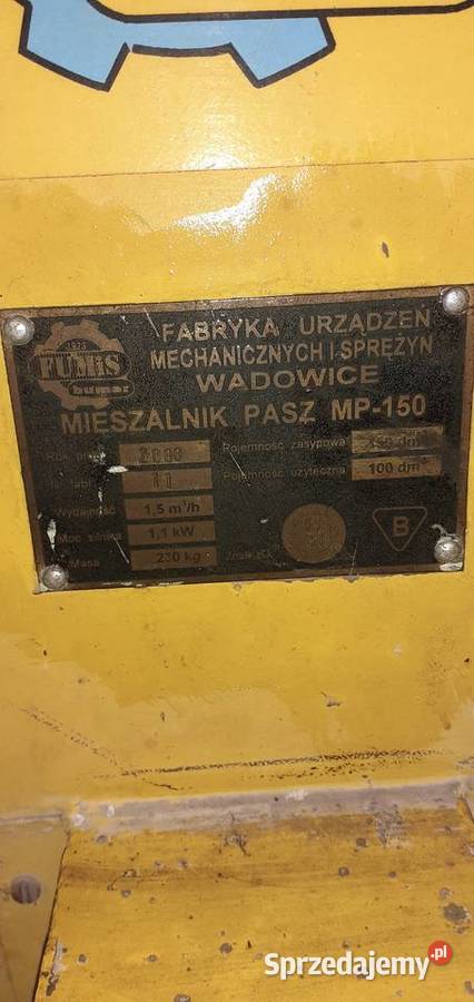 Betoniarka FUMIS BUMAR na siłę 100 dm3 Betoniarki małopolskie Kraków sprzedam