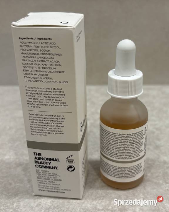 The Ordinary Kwas Mlekowy 5 HA 30ml Kraków sprzedam