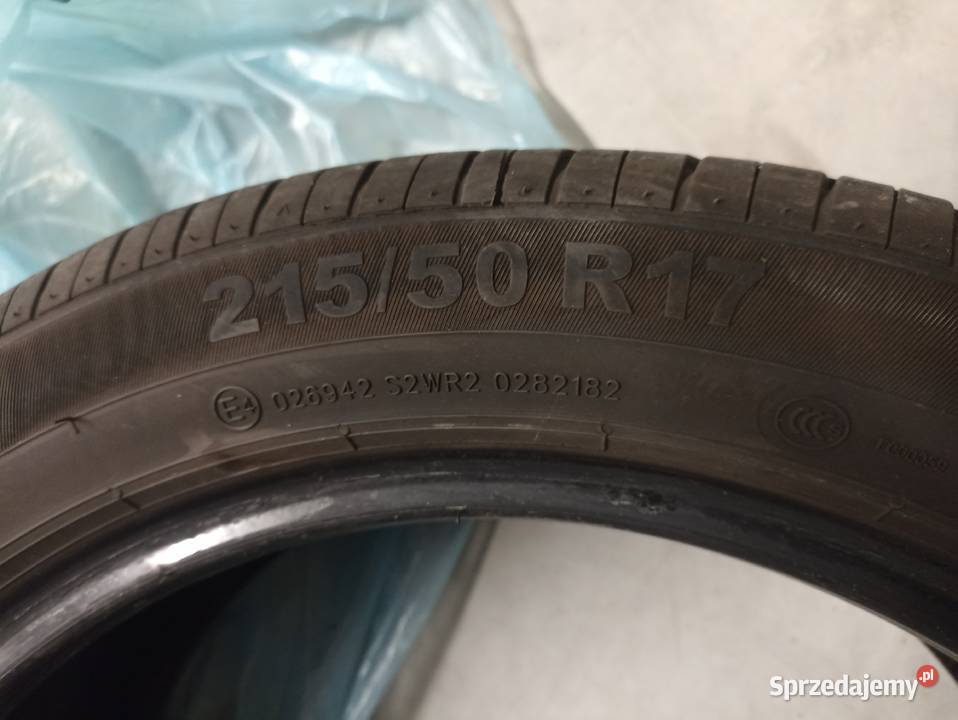 Sprzedam opony letnie 21550 R17 Samochodowe
