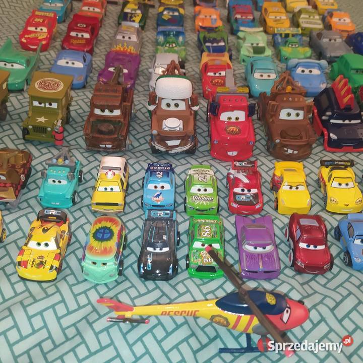 Disney Pixar Cars Auta 66 sztuki Zabawki pomorskie Gdańsk