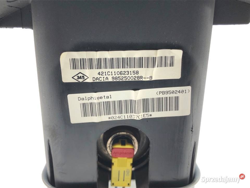 PODUSZKA POWIETRZNA PASAŻERA DACIA DUSTER