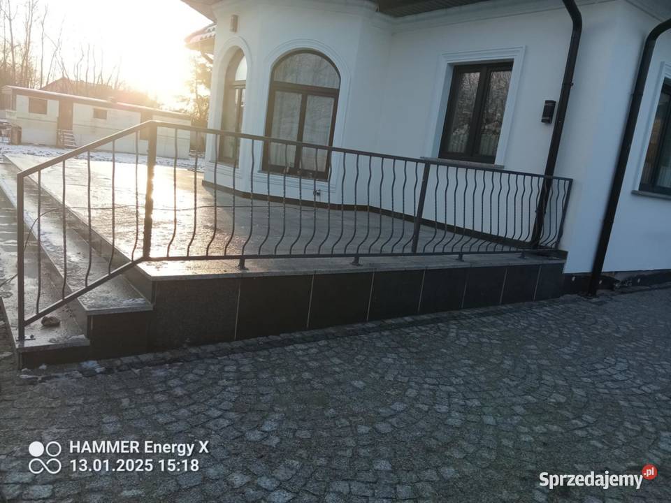Metaloplastyka Balustrady tarasowe Pichorowice