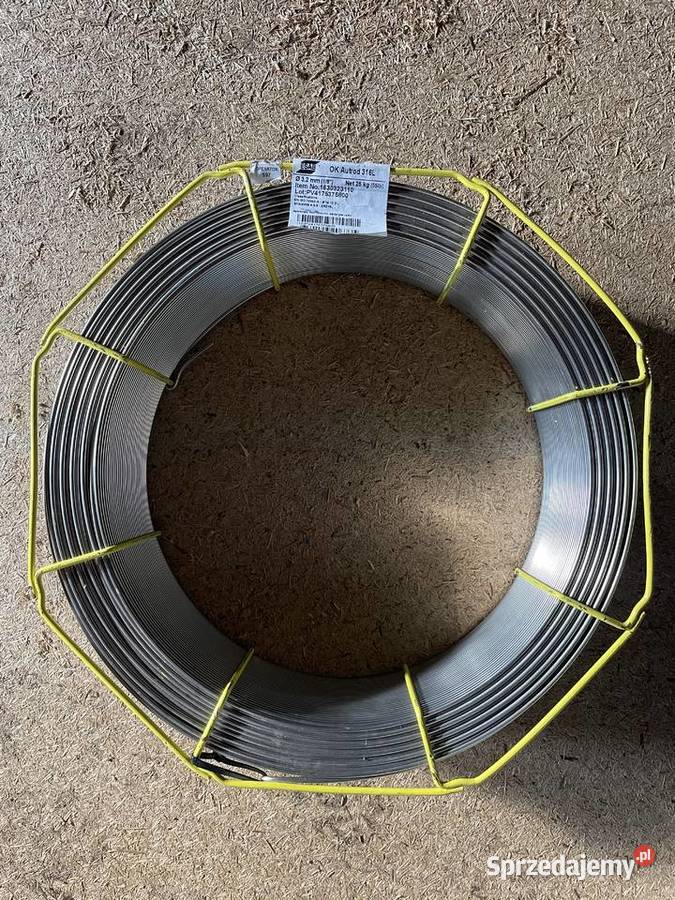 Drut spawalniczy ESAB OK Autorod 316L 32 25 Lidzbark Warmiński sprzedam