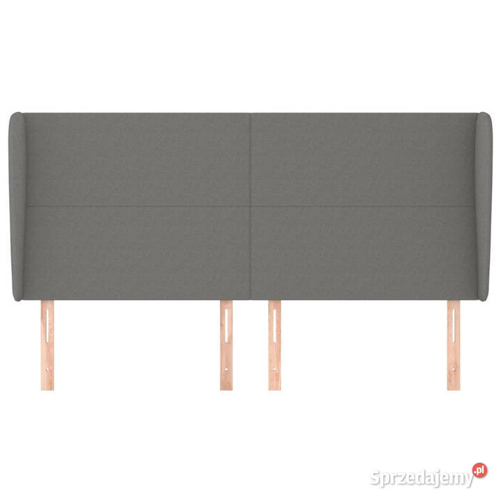 Zagłówek uszak ciemnoszary 203x23x118128 tkanina Warszawa