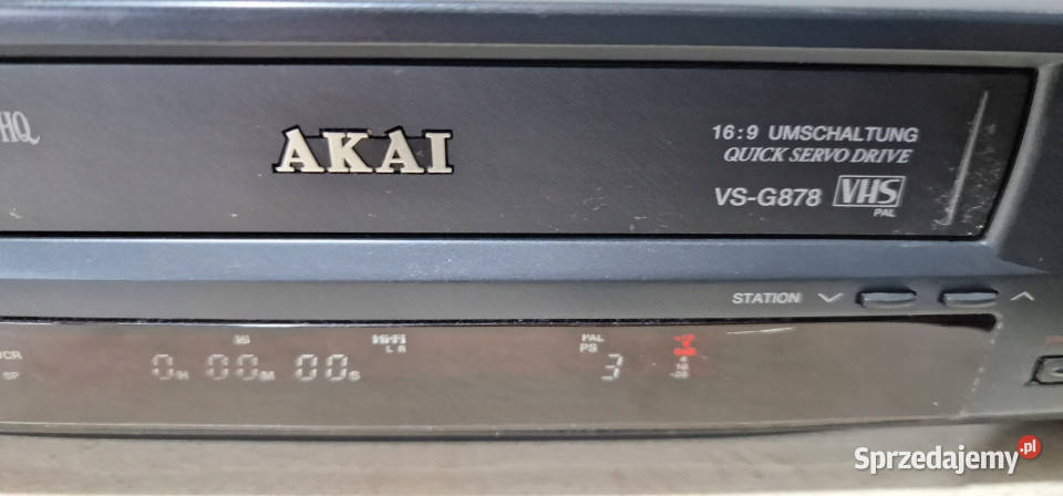 Video magnetowid AKAI Video VSG878 VS G 878 VHS Międzychód