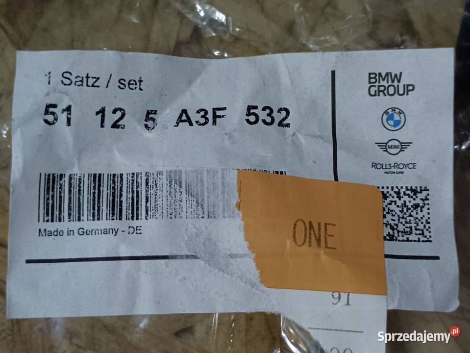 BMW X5 X6 X7 ZAŚLEPKA OSŁONA MASKUJĄCA ZDERZAKA Karoseria Pleszew