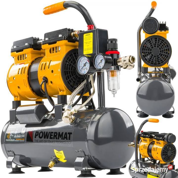 KOMPRESOR BEZOLEJOWY 230V 6L 8bar PMKBO6T Kompresory Siedlce