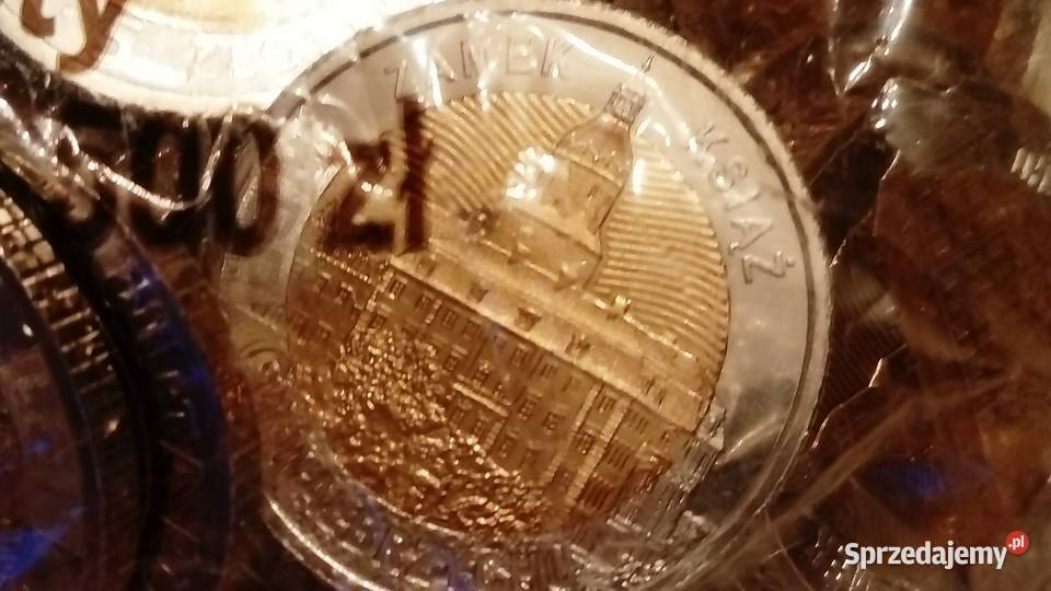 Moneta okolicznościowa 5 2021 r Zamek Książ w wielkopolskie Mosina