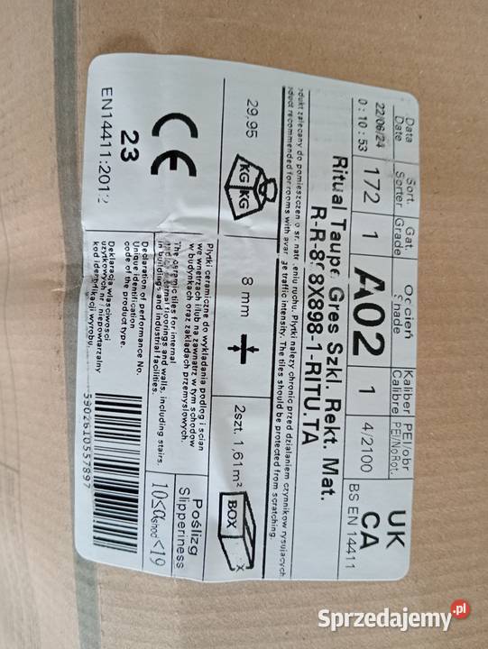 Płytki 90x90 Paradyż Ritual Taupe Gres 1 Gatunek Płytki uniwersalne Pułtusk