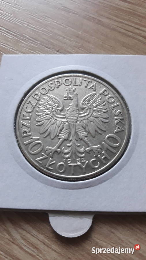 10 Głowa Kobiety 1932 r BZMPiękna 3 Numizmatyka Konin