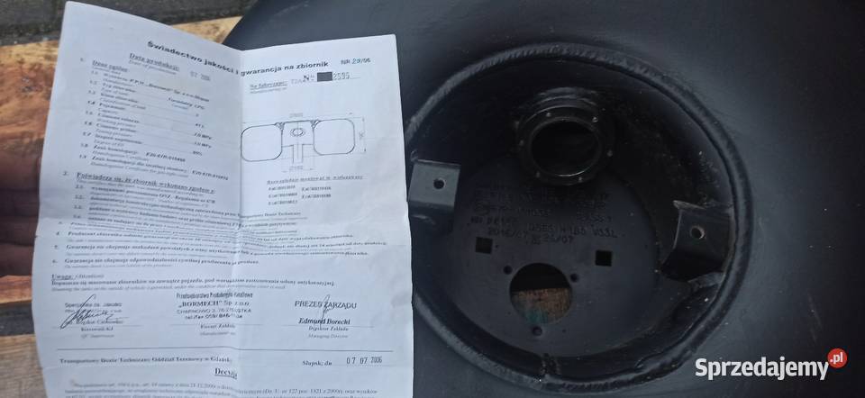 Nowa butla LPG 41L opolskie Biała