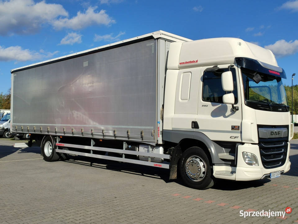 DAF CF 290 E6 Firana Tył Drzwi Dach Podnoszony centralny zamek Motoryzacja Widełki sprzedam