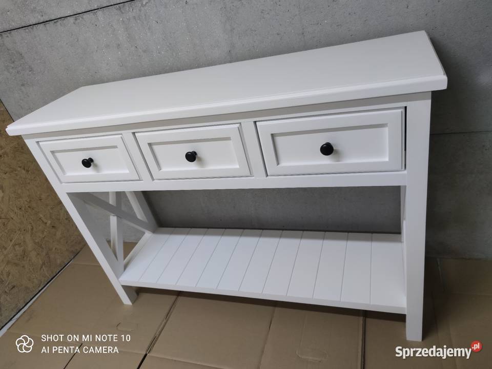 Konsola drewniana biała Zduńska Wola