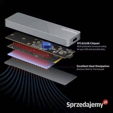 Obudowa USB dysk NVME M2 M2 dual protocoll 10Gbs kujawsko-pomorskie Grzywna