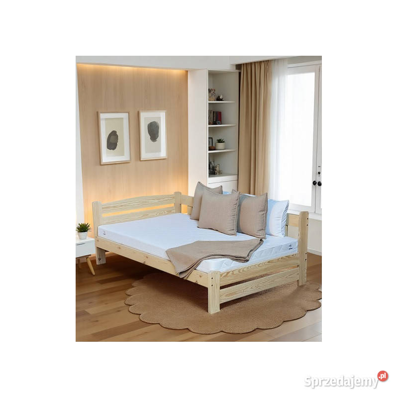 Łóżko sosnowe VENTE mocne Prudnik