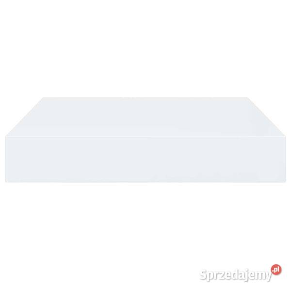 vidaXL Półka ścienna biała wysoki mazowieckie Warszawa sprzedam