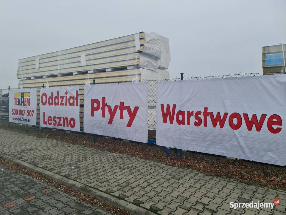 Płyta warstwowa ścienna i dachowa II gatunek wielkopolskie Leszno sprzedam