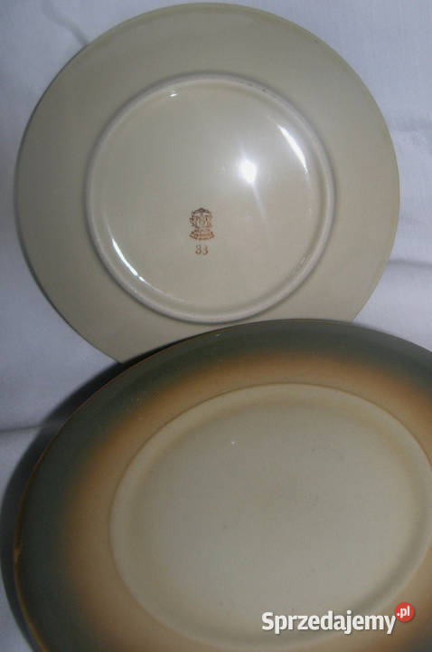 zestaw talerzy vintage TułowiceDdvin Bartków