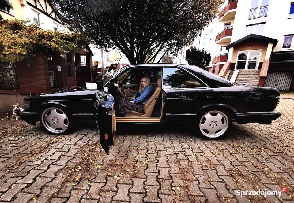 MercedesBenz W126 SEC żółte blachy lubelskie