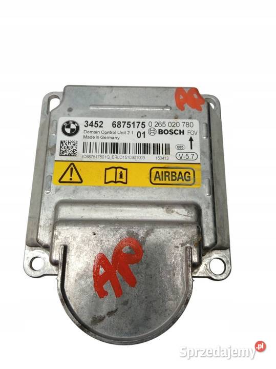 SENSOR AIRBAG 0265020780 6875175 Bmw X5 III 2013 Komputery sprzedam