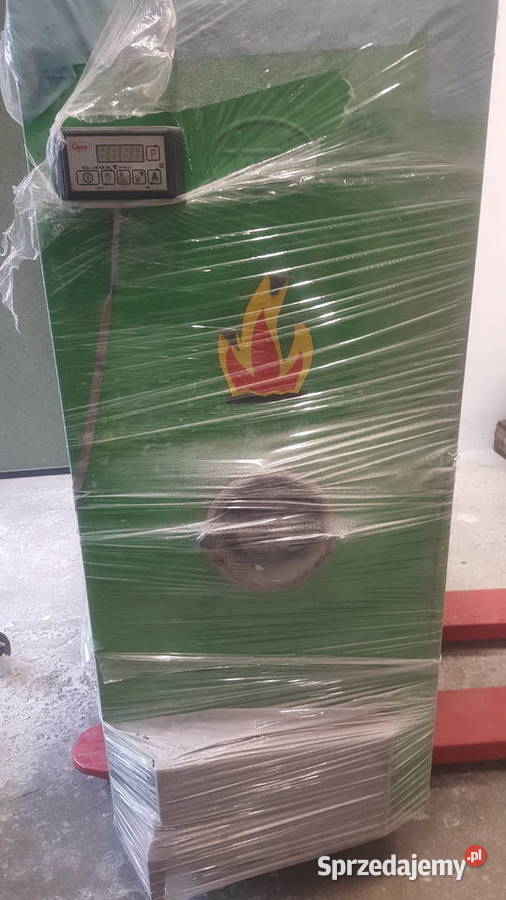 Piec HEF EKOPLUS 25kW podajnik ekogroszek Piece i kominki Budownictwo i akcesoria Pabianice