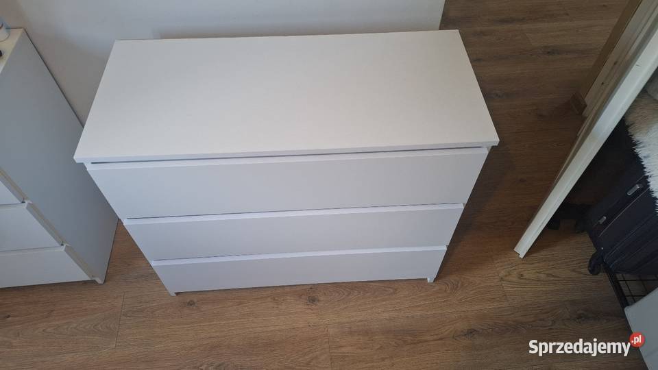 Komoda Biały mat 3 szuflady 75cm dolnośląskie