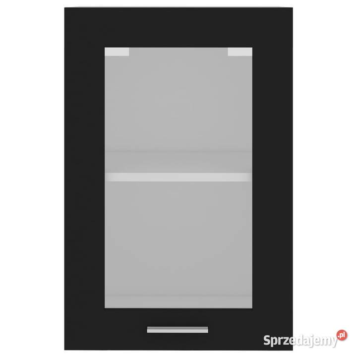 Szafka wisząca z szybą czarna 40x31x60 WM802506 Warszawa sprzedam