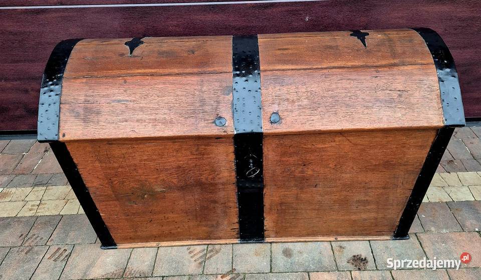 Stara zabytkowa skrzynia kufer Pozostałe Bydgoszcz