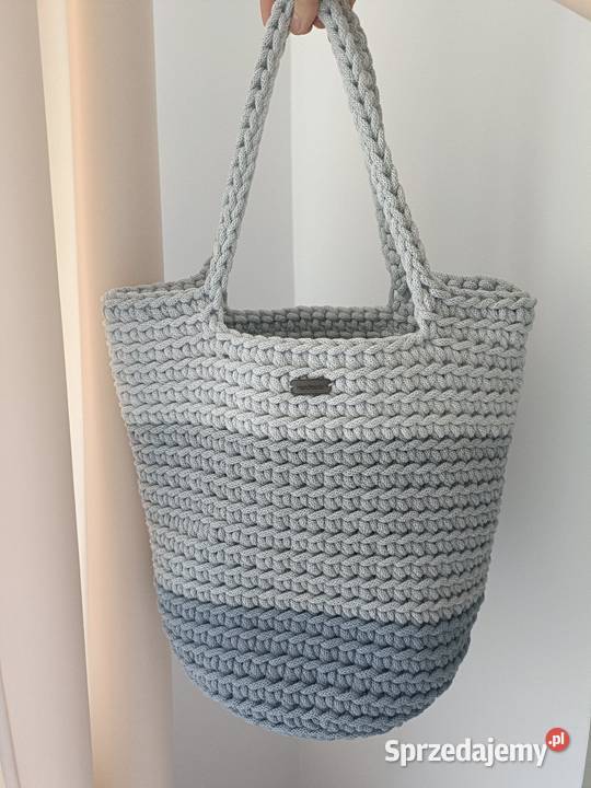 Torebka ze sznurka handmade Jawornik Polski