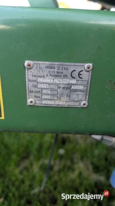 Owijarka Pronar z2451 podlaskie Augustów sprzedam