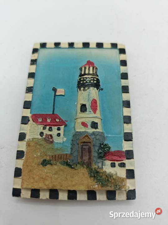 Figurka magnes na lodówkę ceramiczny latarnia Zamość sprzedam