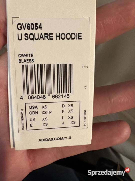 Y3 U SQUARE HOODIE Odzież codzienna Warszawa