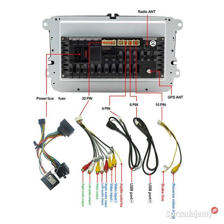 Radio samochodowe 2 DIN Android GPS Bluetooth