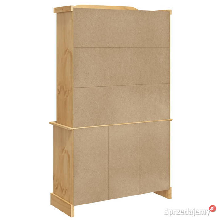 Kredens Corona brąz 112x43x196 drewno sosny mazowieckie Warszawa sprzedam