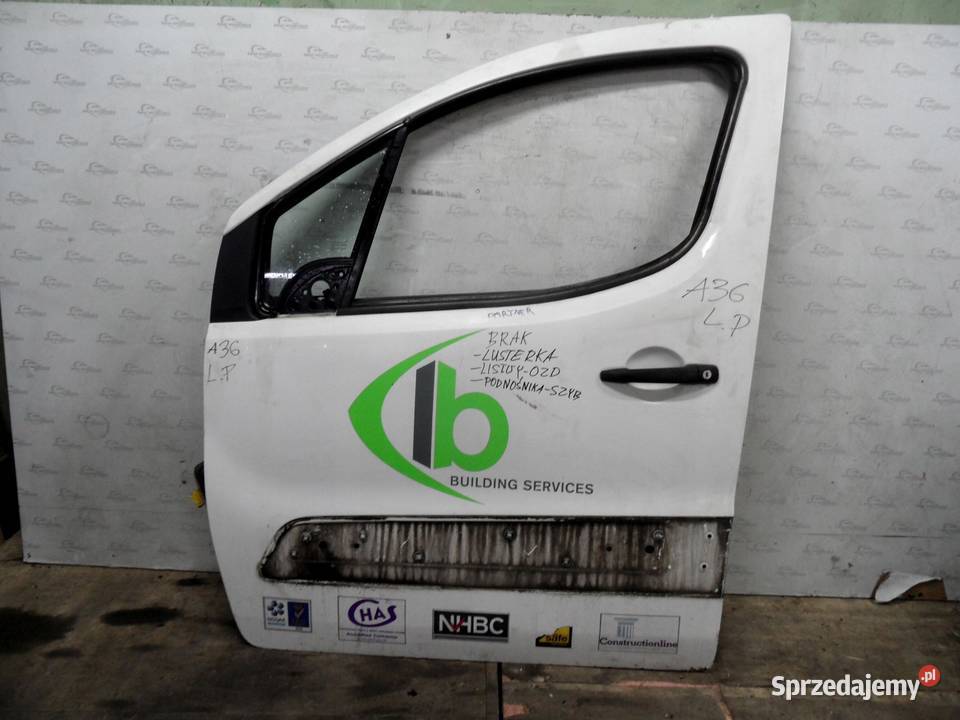 PEUGEOT PARTNER II 09r drzwi lewe przód świętokrzyskie sprzedam