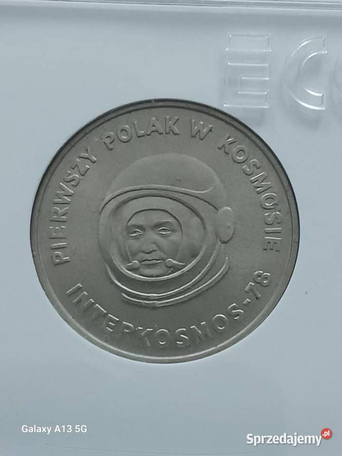 20 Interkosmos Hermaszewski 1978 r GCN MS65 wielkopolskie Konin