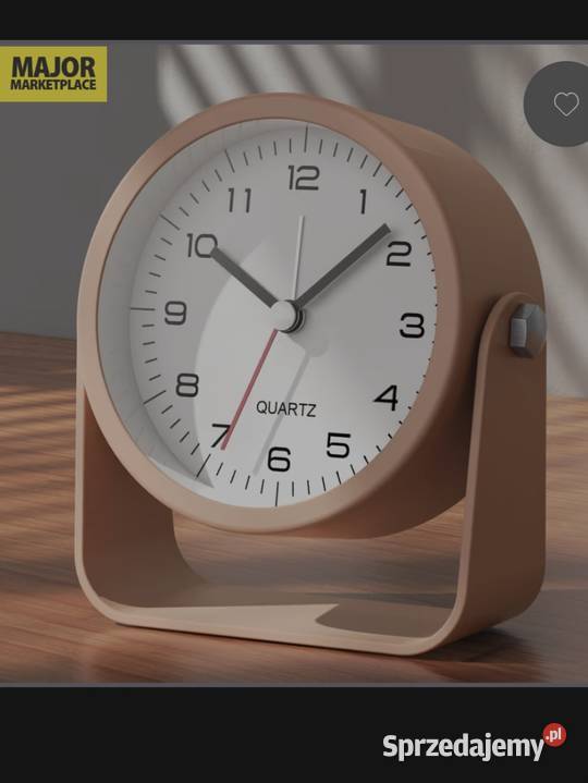 Minimalistyczny zegar biurkowy Quartz Styl retro Gdańsk
