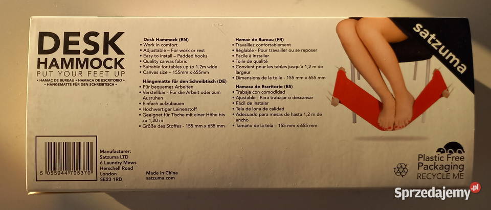 Minihamak pod biurko